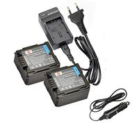 DSTE 2-Pieza VW-VBG130 Batería y Cargador Compatible para Panasonic AG-HMC150 HMC150P HMC150PJ HMC153MC HMC70 HMR10 HMR10A HMR10E HMR10P HDC-DX1