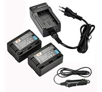 DSTE 2-Pieza VW-VBK180 Batería y Cargador Compatible para Panasonic SDR-H100 SDR-H101 SDR-H85 SDR-S50 SDR-S70 SDR-S71 SDR-T70 SDR-T71 SDR-T76 HC-V10 HC-V100 HC-V500