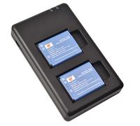 DSTE 2 Piezas de Recambio de bateria EN-EL19 Batterie + USB Cargador Dual Compatible con Nikon Coolpix S4100 S4150 S4200 S4300 S5200 S6500 S6600