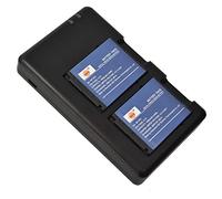 DSTE 2 Piezas de Recambio de bateria NP-FR1 Batterie + USB Cargador Dual Compatible con Sony DSC-F88 DSC-P100 DSC-P120 DSC-P150 DSC-P200 DSC-T30 DSC-T50 DSC-V3