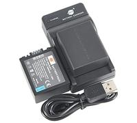 DSTE (2 unidades) batería de iones de litio y cargador micro USB compatible con cámara Panasonic DMW-BLB13 Lumix DMC-G1 DMC-G2 DMC-G10 DMC-GF1 DMC-GH1 como cámara DMW-BLB13E DMW-BLB13GK