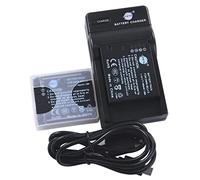 DSTE (2 unidades) batería de iones de litio y cargador micro USB compatible con Panasonic DMW-BCJ13E DMW-BCJ13PP Lumix DMC-LX5 DMC-LX5GK DMC-LX5K DMC-LX5W Leica D-LUX5 D-LUX6 cámara