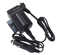 DSTE(2 Unidades) Batería de Repuesto NP-700 + DC58E Cargador de Viaje Compatible con Konica Minolta DG-X50-K DG-X50-R DG-X50-S DiMAGE X50 X60 Optio Z10 Samsung L77 Sanyo Xacti VPC-A5 cámara