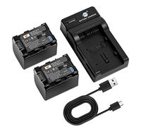DSTE 2PCS BN-VG121 Batería y Cargador Compatible con JVC GZ-E10 GZ-E105BEK GZ-E105BEU GZ-E105REK GZ-E10AUS GZ-E10B GZ-E10SEU GZ-E15