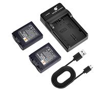 DSTE 2PCS CGR-S006E baterías y Cargador para Panasonic Lumix DMC-FZ30 DMC-FZ50 DMC-FZ28 DMC-FZ18 DMC-FZ8 DMC-FZ38 DMC-FZ35 DMC-FZ7