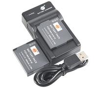 DSTE 2PCS DMW-BCM13E Battery & Charger Compatible con Panasonic DMC-TS5 DMC-ZS30 DMC-TZ37 DMC-TZ40