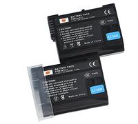 DSTE 2PCS EN-EL15 ENEL15 Recargable Batería para Nikon 1 V1, D600, D800, D800E, D7000, D7100, D610