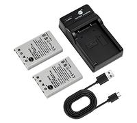 DSTE 2PCS EN-EL5 ENEL5 Batería y Cargador para Coolpix P510 P520 P530 P5100 P6000 S10 P3 P4