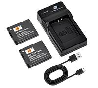 DSTE 2PCS NB-11L NB-11LH Baterías y Micro USB Cargador Compatible con Canon PowerShot A2300, A2400, A2500, A2600, A3400, A3500, A4000