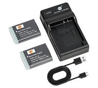 DSTE 2pcs NB-13L NB-13LH Batería y Cargador Compatible con Canon G5X, G7X, G9X, G5 X Mark II, G7X Mark II, G9X Mark II, G9X Mark II, SX720 HS, SX620 HS