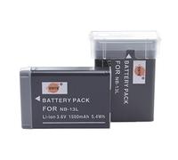 DSTE 2pcs NB-13L NB13L Batería Compatible con Canon PowerShot G5X, G7X, G9X, G5 X Mark II, G7X Mark II, G9X Mark II, SX740 HS, SX720 HS