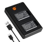 DSTE 2PCS NP-BX1 Batería & Cargador Compatible para Sony ZV-1, DSC-RX100 II, DSC-RX100M II, DSC-RX100 III, DSC-RX100 V, DSC-RX100 IV