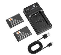 DSTE 2pcs NP-BX1 Batería y Cargador para Sony Cyber-Shot DSC-RX100 VII, DSC-RX100 II, DSC-RX100M II, DSC-RX100 III, DSC-RX100 V, DSC-RX100 IV