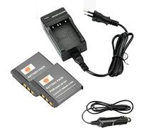 DSTE 2PCS NP-FE1 Batería y Cargador Compatible con Sony DSC-T7 DSC-T7/b DSC-T7/S DSC-P2 DSC-P3 DSC-P5 DSC-P9 DSC-P7 DSC-P10