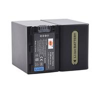 DSTE 2PCS NP-FH100 Batería compatible con Sony DCR-DVD404E, DCR-DVD405, DCR-DVD405E, DCR-DVD405E, DCR-DVD406, DCR-DVD406E, DCR-DVD407E, DCR-DVD408