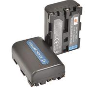 DSTE 2pcs NP-FM50 NP-FM30 (2300mAh/7.4V) Batería Compatible con Sony NP-QM50, NP-QM51, CCD-TR208, CCD-TR408, CCD-TR748, CCD-TRV106, CCD-TRV107, CCD-TRV108