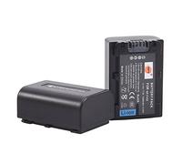 DSTE 2pcs NP-FV50 Batería de ion de litio compatible con Sony HDR-CX220, HDR-CX430V, HDR-CX900, HDR-CX260V, HDR-CX580V, HDR-CX760V, HDR-PJ200, HDR-PJ230, HDR-PJ340, HDR-PJ380