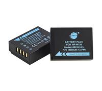 DSTE 2pcs NP-W126 NP-W126S (1900mAh/7.2V) Batería Compatible con Fujifilm X-A1, XA1, X-E1, XE1, X-M1, XM1, X-Pro1, XPro1, X-T3