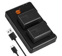 DSTE 2PCS VW-VBK180 (2500mAh/3.7V) Batería Cargador Compatible para Panasonic HC-V10,HC-V100,HC-V500,HC-V700,HDC-HS60,HDC-HS80,HDC-SD60,HDC-SD80,HDC-SD90