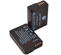 DSTE® 2x DMW-BLD10E Li-ion Batería para Panasonic DMW-BLD10, DMW-BLD10E, DMW-BLD10PP, DE-A93B and Panasonic Lumix DMC-G3, DMC-GF2, DMC-GX1