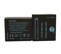 DSTE 2X DMW-BLG10 Li-Ion Batería Compatible para Panasonic LUMIX DMC-GF3, DMC-GF5, DMC-GF6, DMC-GX7, DMC-LX100 Cámara