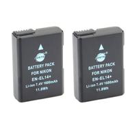 DSTE 2x Full Coded EN-EL14 ENEL14 Li-ion Battery for Nikon