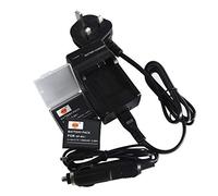 DSTE® 2x NP-BK1 batería recargable de iones de litio + adaptador de cargador de viaje y coche DC16U para Sony Bloggie MHS-CM5 MHS-PM5 Cyber-shot DSC-S750 DSC-S780 DSC-S850 DSC-S950 DSC-S980 DSC-W190 DSC-W370 Webbie MHS-PM1 Cámara