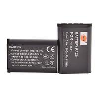 DSTE® 2X NP-BX1 Li-Ion Batería para Sony ZV-1F, HDR-CX240, DSC-RX1, DSC-RX1B, DSC-WX300/R, DSC-WX300/T, DSC-WX300/W, DSC-WX350,HDR-AS15 Cámara Come NP-BX1 NP-M8