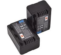 DSTE® 2x VW-VBK180 Li-ion Batería para Panasonic HC-V10, HC-V100, HC-V100M, HC-V500, HC-V500M, HC-V700, HC-V700M, HDC-HS60, HDC-HS80, HDC-SD40, HDC-SD60, HDC-SD80, HDC-SD90