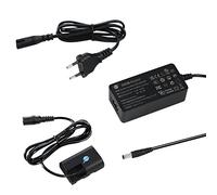 DSTE ACK-E6 AC Fuente de alimentación DR-E6 Kit de batería ficticia Compatible con Canon LP-E6, LP-E6n, EOS 5D Mark II, 5D Mark III, 5DS, 5DS R, 60Da, 70D, 7D Mark II