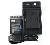 DSTE - Batería de Ion de Litio LI-10B (2 Unidades) y Cargador Micro USB Compatible con Olympus LI-12B C-470 C-760 C-765 C-770 C-7000 D-590 X-500 FE-200 IR-500 Stylus 60 80 81 0 100 0 Camera
