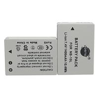 DSTE - Batería de iones de litio compatible con Canon NB-10L, PowerShot G1X, G3x, G15, G16, SX40, SX50, SX60 y G3