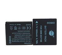 DSTE - Batería de iones de litio compatible con Panasonic DMW-BCF10E, DMW-BCF10, DMC-FH3, DMC-FT4, DMC-FX68, DMC-FX550, DMC-TS3, DMC-FH20, DMC-FX60, CGA-S106B