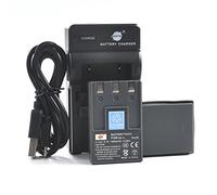 DSTE - Batería de iones de litio NB-1L y cargador micro USB compatible con Canon NB-1LH IXUS 200a 500 v2 v3 vII IXY 200 300 320 400 500 S230 S330 PowerShot 100 S110 S4000 S410. Cámara S500