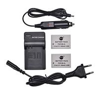DSTE - Batería de repuesto NB-5L + DC22E cargador de viaje compatible con Canon PowerShot S100, S110, SD700 is, SD870 is, SD880 is, SD890 is, SD900 is, SD950 is, SD970 is, SX230 HS