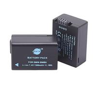 DSTE - Batería de Repuesto para cámaras Digitales Panasonic DMW-BMB9, DMW-BMB9PP y Lumix DMC-FZ40, DMC-FZ45, DMC-FZ47, DMC-FZ48, DMC-FZ60, DMC-FZ62, DMC-FZ70, DMC-FZ72 (2 Unidades)