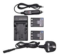 DSTE - Batería recargable de iones de litio NB-3L + cargador de coche compatible con Canon PowerShot SD500 SD550 IXUS 700 IXUS 750 IXUS i IXUS i5 IXUS II IXUS IIs IXY Digital 600 700 D30 L L2