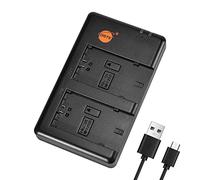 DSTE BC-QZ1 Batería USB Dual Quick Cargador Compatible para NP-FZ100,Sony Alpha 9,A9,Alpha 9R,A9R,Alpha 9S,A9S,A7RIII A7R3,a7 III
