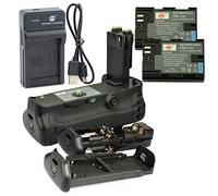 DSTE BG-E11 Apretón Batería + 2x LP-E6 Batería + USB Cargador para Canon EOS 5D Mark III 5D3