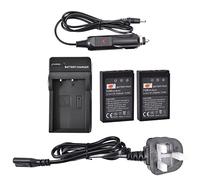 DSTE BLS-1 PS-BLS1 - Batería recargable de iones de litio + cargador de viaje DC84U compatible con Olympus E-400 E-410 E-420 E-450 E-600 E-620 E-P1 E-P2 E-P3 E-PL1 E-PL3 E-PM1 como Olympus PS-BLS1