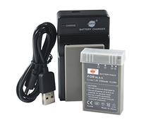 DSTE BLS-5 Li-Ion Batería (2 Paquetes) Traje y Cargador Micro USB para Olympus E-400 E-410 E-420 E-450 E-600 E-620 E-P1 E-P2 E-P3