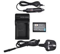 DSTE BP-1030 BP1030 BP1130 ED-BP1030 Batería recargable de iones de litio + cargador de viaje y coche compatible con Samsung NX200 NX210 NX300 NX300M NX500 NX1000 NX1100 NX2000 Cámara digital