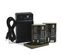 DSTE BP-511 Li-Ion Batería (2 Paquetes) Traje y Cargador Micro USB para Canon BP-511 BP-511A