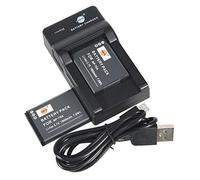 DSTE BP-70A Li-Ion Batería (2 Paquetes) Traje y Cargador Micro USB Compatible con Samsung ST30 ST60 ST61 ST65 ST66 ST67 ST70 ST71 ST72 ST76 ST80 ST90
