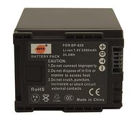 DSTE BP-828 Compatible con Canon VIXIA HFS10, HFS11, HFS20, HFS21, HFS30, HFS100, HFS200, XA10, XA20, XA25