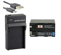 DSTE BP-970G Li-ion Batería Traje y cargador micro USB para Canon XLH1, XHG1, XHA1, XL2, XM2, XF305, XF300, XF105, XF100