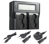 DSTE Cargador rápido de 1.5A con pantalla LCD compatible con cámaras Nikon EN-EL18, EN-EL18d, D4, D4S, D5, D6, Z9