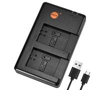 DSTE CB-2LG CB-2LH Batería USB Dual Quick Cargador Compatible para Canon NB-13L, PowerShot G7 X,G5 X,G9 X,G7 X Mark II,G9 X Mark II,SX720 HS,G1 X Mark III
