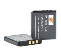 DSTE® Compatible 2x KLIC-7004 Li-ion Batería Reemplazo para Kodak EasyShare M2008 PlayFull Dual PlaySport PlayTouch V1253 Zx3 Zi12 Fujifilm FinePix F100fd F200EXR Digital Cámara as SiOnyx Aurora SX-50