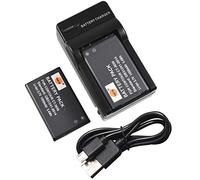 DSTE CT-3650 - Juego de 2 Pilas de Ion de Litio y Cargador Micro USB Compatible con ContourHD 1080P, ContourGPS, Contour+2